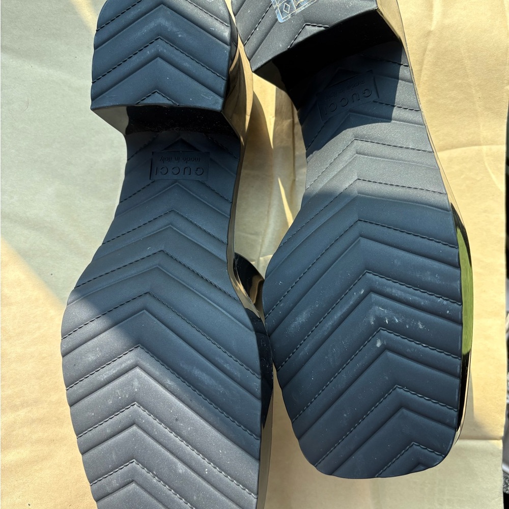 Gucci Black Mules Glossy - Picture 2 of 2